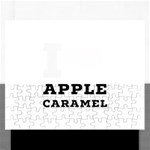 I love Apple caramel Rectangular Jigsaw Puzzl Front