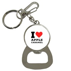 I Love Apple Caramel Bottle Opener Key Chain by ilovewhateva