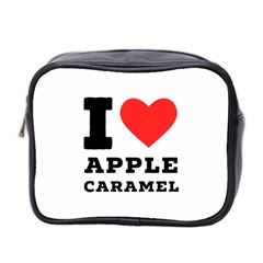 I Love Apple Caramel Mini Toiletries Bag (two Sides) by ilovewhateva