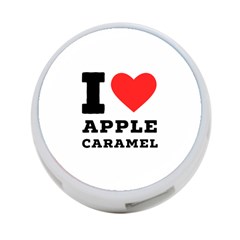 I Love Apple Caramel 4-port Usb Hub (one Side) by ilovewhateva