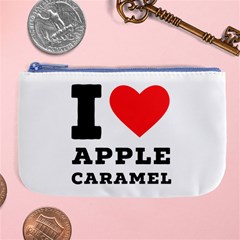 I Love Apple Caramel Large Coin Purse by ilovewhateva