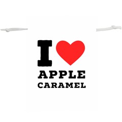 I Love Apple Caramel Lightweight Drawstring Pouch (xl) by ilovewhateva