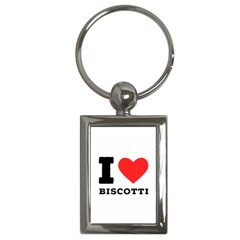 I Love Biscotti Key Chain (rectangle) by ilovewhateva