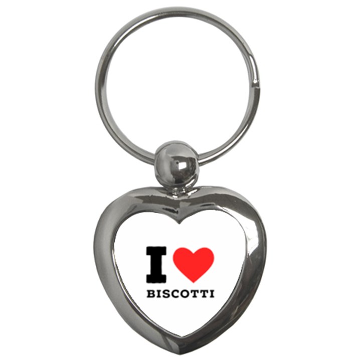 I love biscotti Key Chain (Heart)