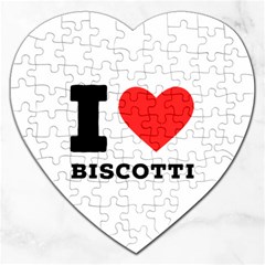 I Love Biscotti Jigsaw Puzzle (heart) by ilovewhateva