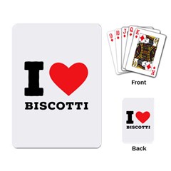 I Love Biscotti Playing Cards Single Design (rectangle) by ilovewhateva