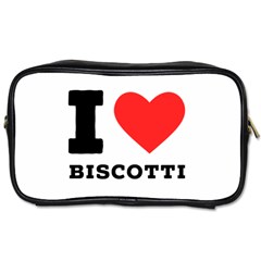 I Love Biscotti Toiletries Bag (one Side) by ilovewhateva