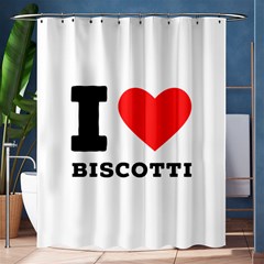 I Love Biscotti Shower Curtain 60  X 72  (medium)  by ilovewhateva