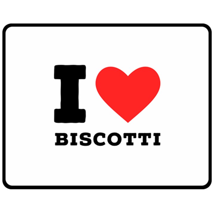 I love biscotti Two Sides Fleece Blanket (Medium)