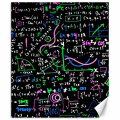 Math-linear-mathematics-education-circle-background Canvas 20  X 24  by Salman4z