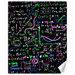 Math-linear-mathematics-education-circle-background Canvas 11  X 14  by Salman4z