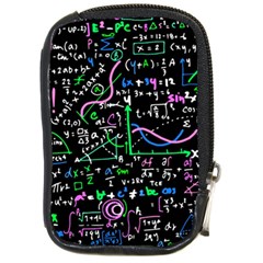 Math-linear-mathematics-education-circle-background Compact Camera Leather Case by Salman4z