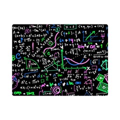 Math-linear-mathematics-education-circle-background Premium Plush Fleece Blanket (mini) by Salman4z