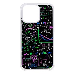 Math-linear-mathematics-education-circle-background Iphone 13 Pro Tpu Uv Print Case