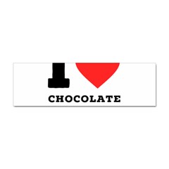 I Love Chocolate Mousse Sticker Bumper (10 Pack) by ilovewhateva