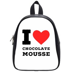 I Love Chocolate Mousse School Bag (small) by ilovewhateva