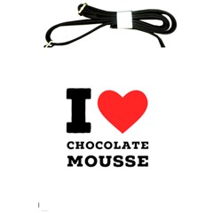 I Love Chocolate Mousse Shoulder Sling Bag by ilovewhateva