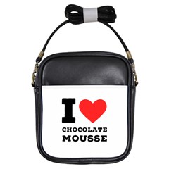 I Love Chocolate Mousse Girls Sling Bag by ilovewhateva