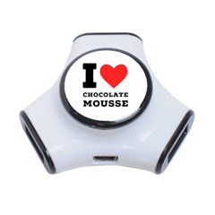 I Love Chocolate Mousse 3-port Usb Hub by ilovewhateva