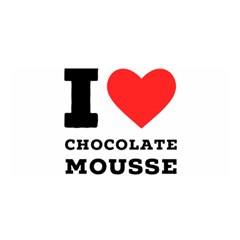 I Love Chocolate Mousse Satin Wrap 35  X 70  by ilovewhateva