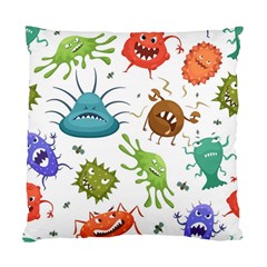 Dangerous-streptococcus-lactobacillus-staphylococcus-others-microbes-cartoon-style-vector-seamless Standard Cushion Case (two Sides)