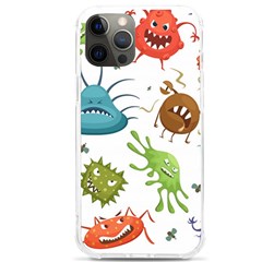 Dangerous-streptococcus-lactobacillus-staphylococcus-others-microbes-cartoon-style-vector-seamless Iphone 12 Pro Max Tpu Uv Print Case by Salman4z