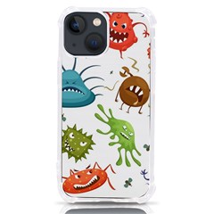 Dangerous-streptococcus-lactobacillus-staphylococcus-others-microbes-cartoon-style-vector-seamless Iphone 13 Mini Tpu Uv Print Case