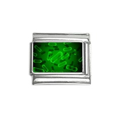 Green-rod-shaped-bacteria Italian Charm (9mm) by Salman4z