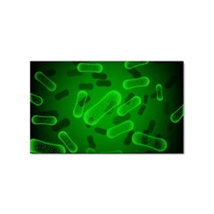 Green-rod-shaped-bacteria Sticker Rectangular (100 Pack) by Salman4z