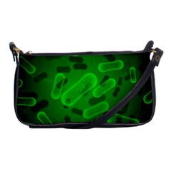 Green-rod-shaped-bacteria Shoulder Clutch Bag by Salman4z