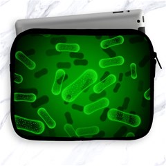 Green-rod-shaped-bacteria Apple Ipad 2/3/4 Zipper Cases by Salman4z