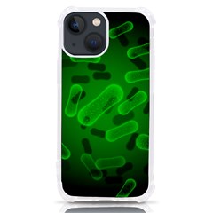 Green-rod-shaped-bacteria Iphone 13 Mini Tpu Uv Print Case