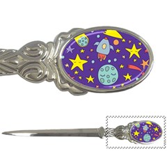 Card-with-lovely-planets Letter Opener by Salman4z