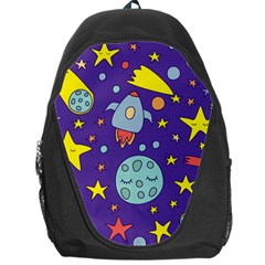 Card-with-lovely-planets Backpack Bag by Salman4z