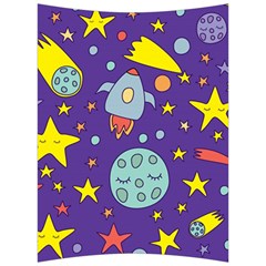 Card-with-lovely-planets Back Support Cushion by Salman4z