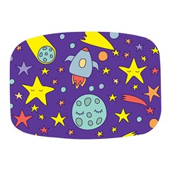 Card-with-lovely-planets Mini Square Pill Box