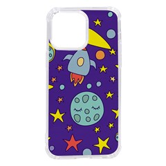 Card-with-lovely-planets Iphone 14 Pro Max Tpu Uv Print Case