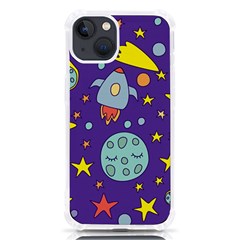 Card-with-lovely-planets Iphone 13 Tpu Uv Print Case