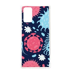 Seamless-pattern-microbes-virus-vector-illustration Samsung Galaxy Note 20 Tpu Uv Case by Salman4z