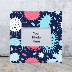 Seamless-pattern-microbes-virus-vector-illustration White Box Photo Frame 4  X 6  by Salman4z