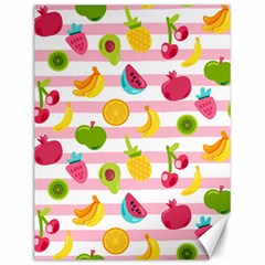 Tropical-fruits-berries-seamless-pattern Canvas 12  X 16  by Salman4z