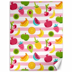 Tropical-fruits-berries-seamless-pattern Canvas 36  X 48  by Salman4z