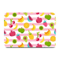 Tropical-fruits-berries-seamless-pattern Plate Mats by Salman4z