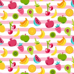 Tropical-fruits-berries-seamless-pattern Play Mat (square) by Salman4z