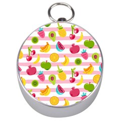 Tropical-fruits-berries-seamless-pattern Silver Compasses by Salman4z