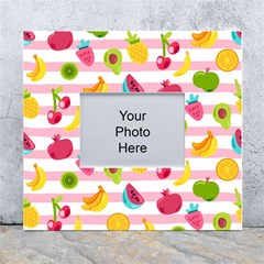 Tropical-fruits-berries-seamless-pattern White Wall Photo Frame 5  X 7  by Salman4z