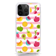 Tropical-fruits-berries-seamless-pattern Iphone 14 Pro Max Tpu Uv Print Case