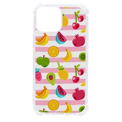 Tropical-fruits-berries-seamless-pattern Iphone 13 Mini Tpu Uv Print Case