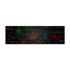 Mathematical-colorful-formulas-drawn-by-hand-black-chalkboard Sticker Bumper (100 Pack) by Salman4z