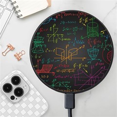 Mathematical-colorful-formulas-drawn-by-hand-black-chalkboard Wireless Fast Charger(black)